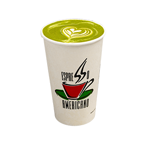 Matcha Fresa Rosa Caliente